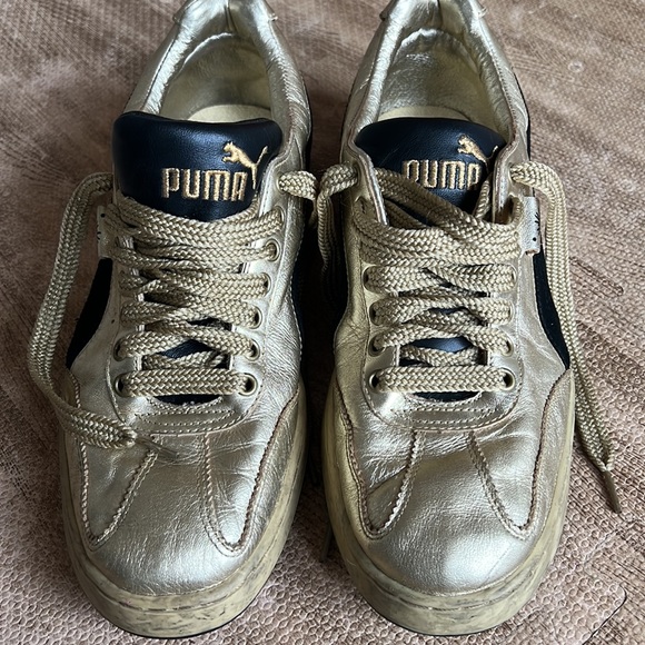 Puma gold sneakers - Picture 2 of 5